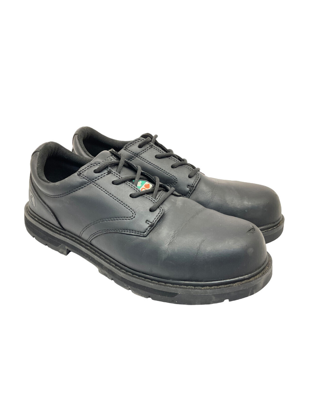 Dakota Men's Lace-Up Steel Toe Sport Oxford Shoes 3023 Black Leather Size 8.5M